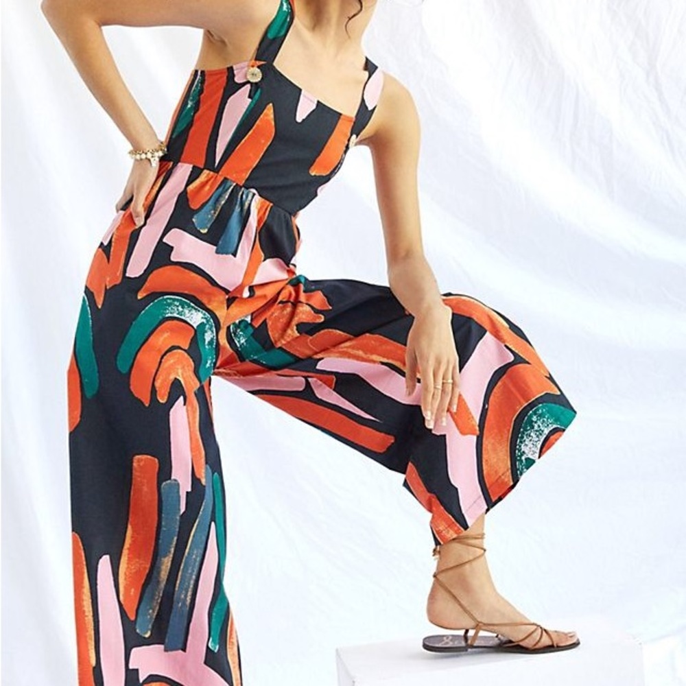 Anthropologie Bel Kazan arches jumpsuit